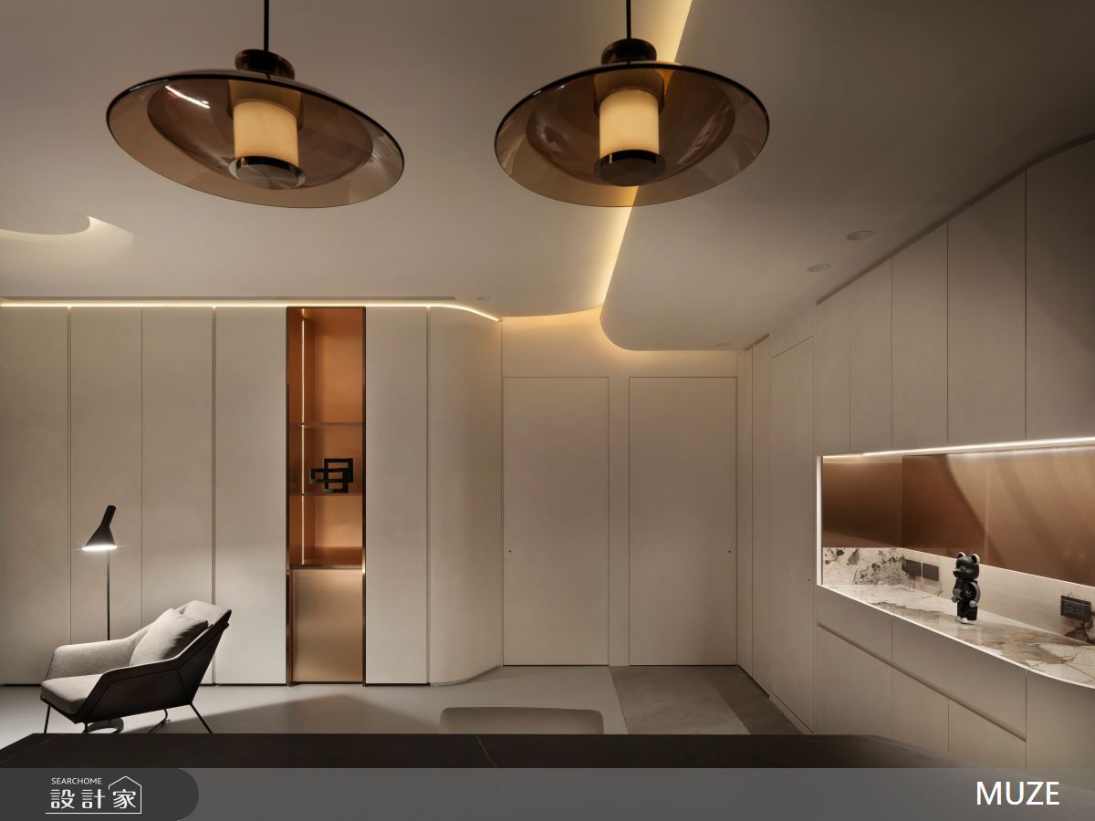 30坪新成屋(5年以下)＿現代風客廳案例圖片＿慕澤設計室內裝修股份有限公司＿慕澤設計_79_央北 鐫畫3之10