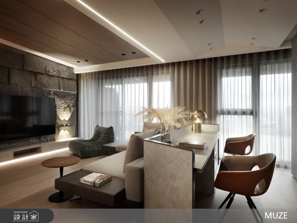 45坪毛胚屋＿日式現代風客廳書房案例圖片＿慕澤設計室內裝修股份有限公司＿慕澤設計_81_遇東騰之21