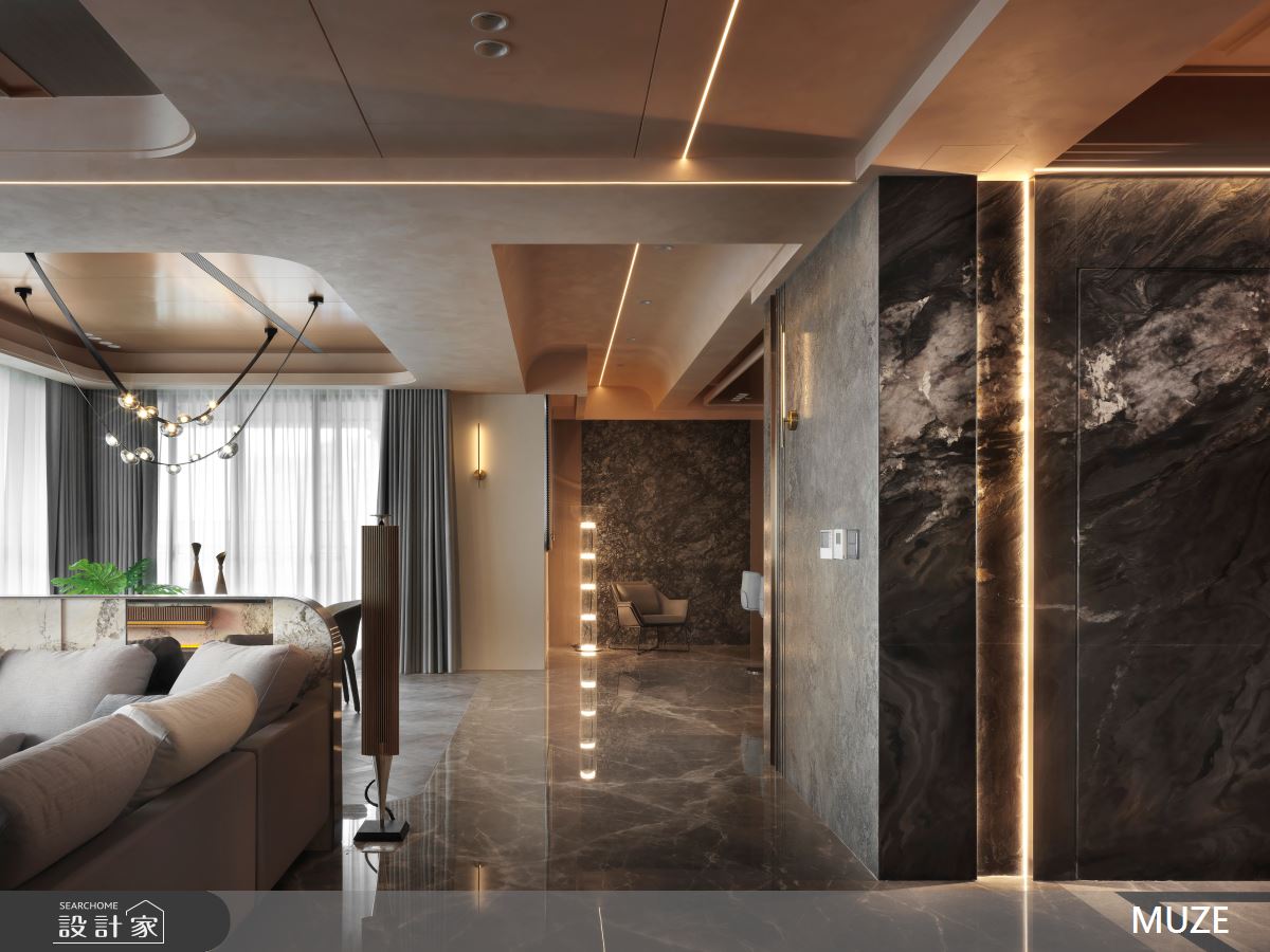 75坪毛胚屋＿現代風客廳案例圖片＿慕澤設計室內裝修股份有限公司＿慕澤設計_82_遠雄PARK ONE之5