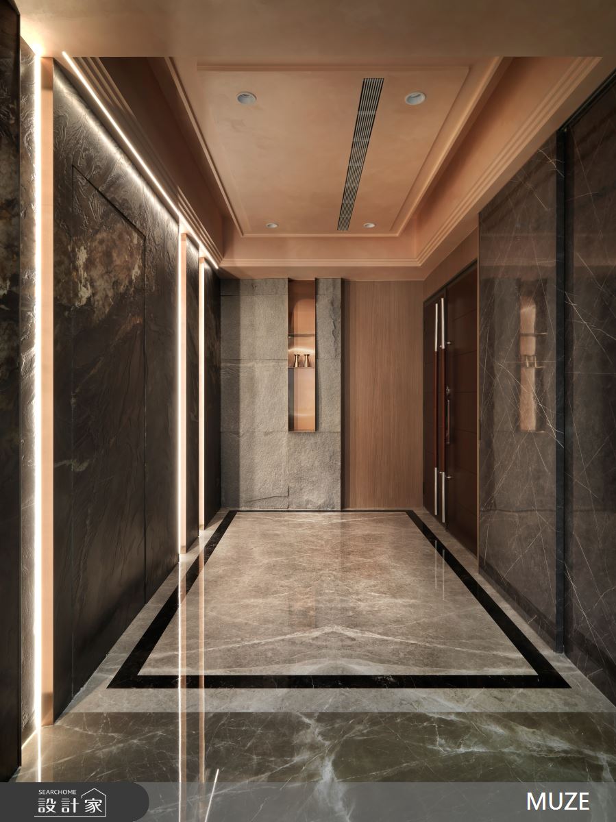 75坪毛胚屋＿現代風玄關案例圖片＿慕澤設計室內裝修股份有限公司＿慕澤設計_82_遠雄PARK ONE之1349