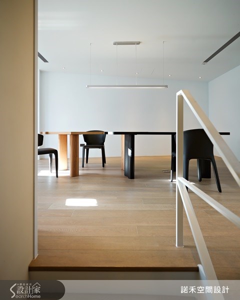 95坪新成屋(5年以下)＿簡約風書房樓梯案例圖片＿諾禾空間設計 上碩室內裝修＿諾禾_01.侘寂居之13