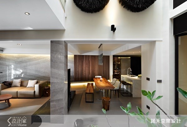 95坪新成屋(5年以下)＿簡約風客廳餐廳廚房案例圖片＿諾禾空間設計 上碩室內裝修＿諾禾_01.侘寂居之18