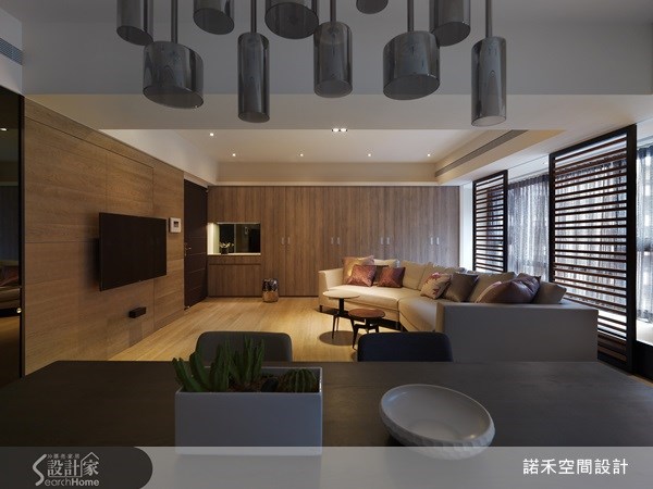 40坪新成屋(5年以下)＿休閒風玄關客廳餐廳案例圖片＿諾禾空間設計 上碩室內裝修＿諾禾_04.桃園邢宅之6