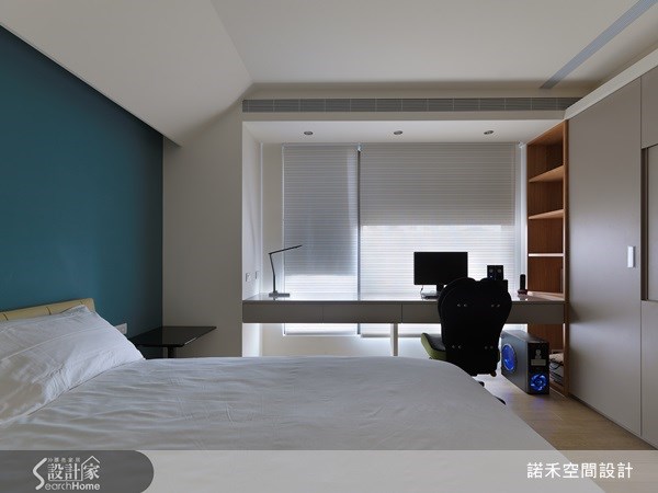 40坪新成屋(5年以下)＿休閒風臥室書房案例圖片＿諾禾空間設計 上碩室內裝修＿諾禾_04.桃園邢宅之13