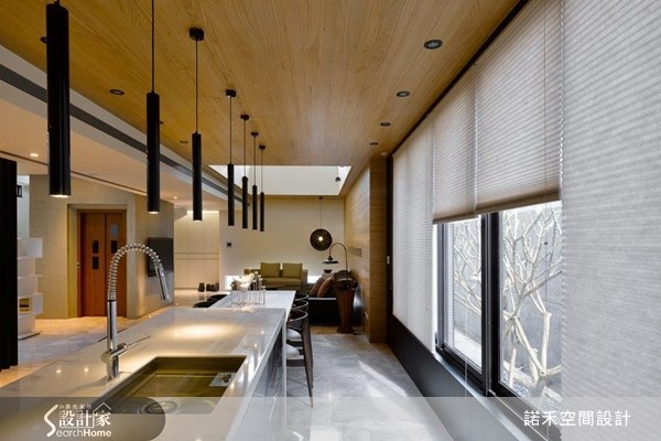 100坪新成屋(5年以下)＿現代風吧檯案例圖片＿諾禾空間設計 上碩室內裝修＿諾禾_08.Stairway To Heaven之8