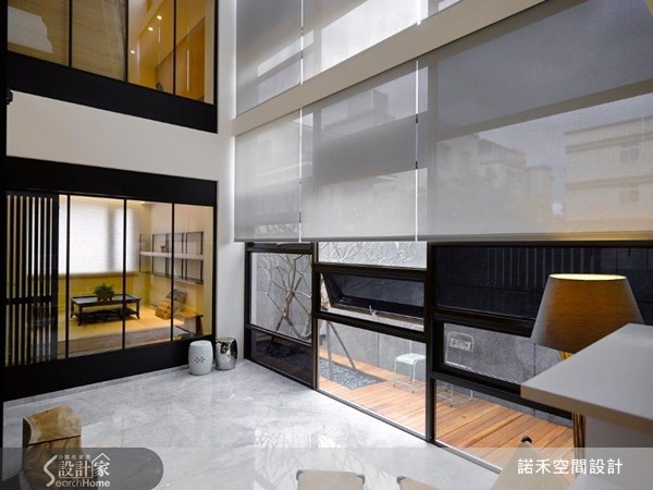 100坪新成屋(5年以下)＿現代風客廳案例圖片＿諾禾空間設計 上碩室內裝修＿諾禾_08.Stairway To Heaven之4