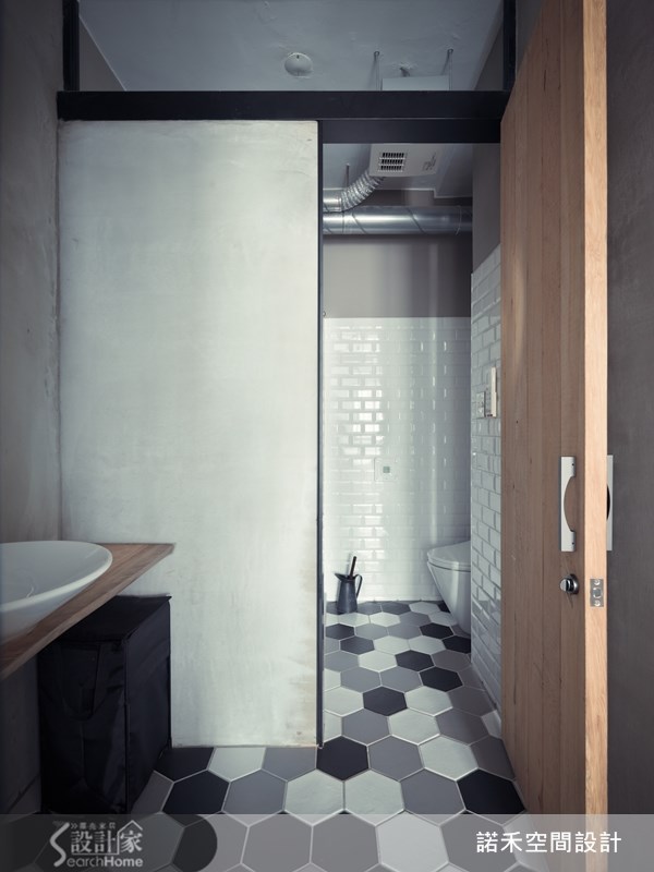 19坪老屋(16~30年)＿工業風浴室案例圖片＿諾禾空間設計 上碩室內裝修＿諾禾_10.新北朱宅之10