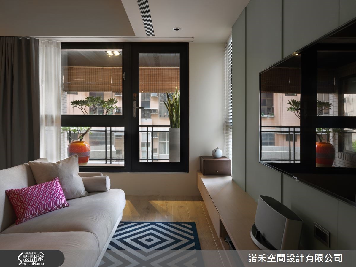 88坪新成屋(5年以下)＿現代風客廳案例圖片＿諾禾空間設計 上碩室內裝修＿諾禾_13.台北李宅之7