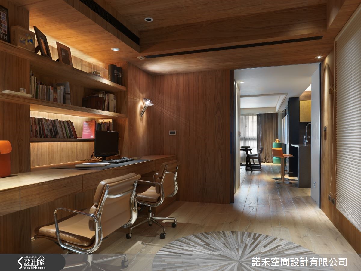 88坪新成屋(5年以下)＿現代風書房案例圖片＿諾禾空間設計 上碩室內裝修＿諾禾_13.台北李宅之9