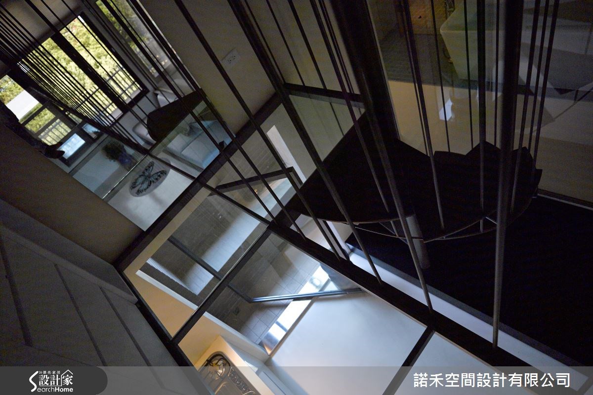 12坪新成屋(5年以下)＿現代風樓梯案例圖片＿諾禾空間設計 上碩室內裝修＿諾禾_15.台北許宅之8