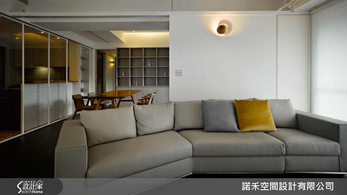 35坪老屋(16~30年)＿工業風客廳案例圖片＿諾禾空間設計 上碩室內裝修＿諾禾_14.台北張宅之4