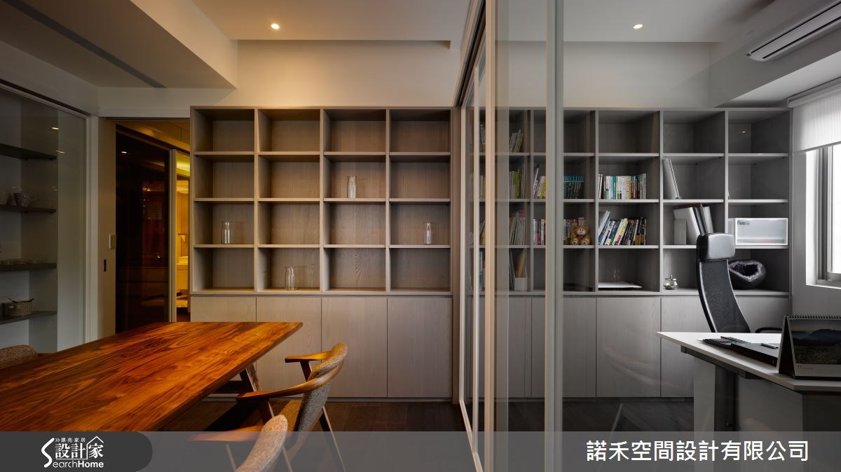 35坪老屋(16~30年)＿工業風書房案例圖片＿諾禾空間設計 上碩室內裝修＿諾禾_14.台北張宅之13