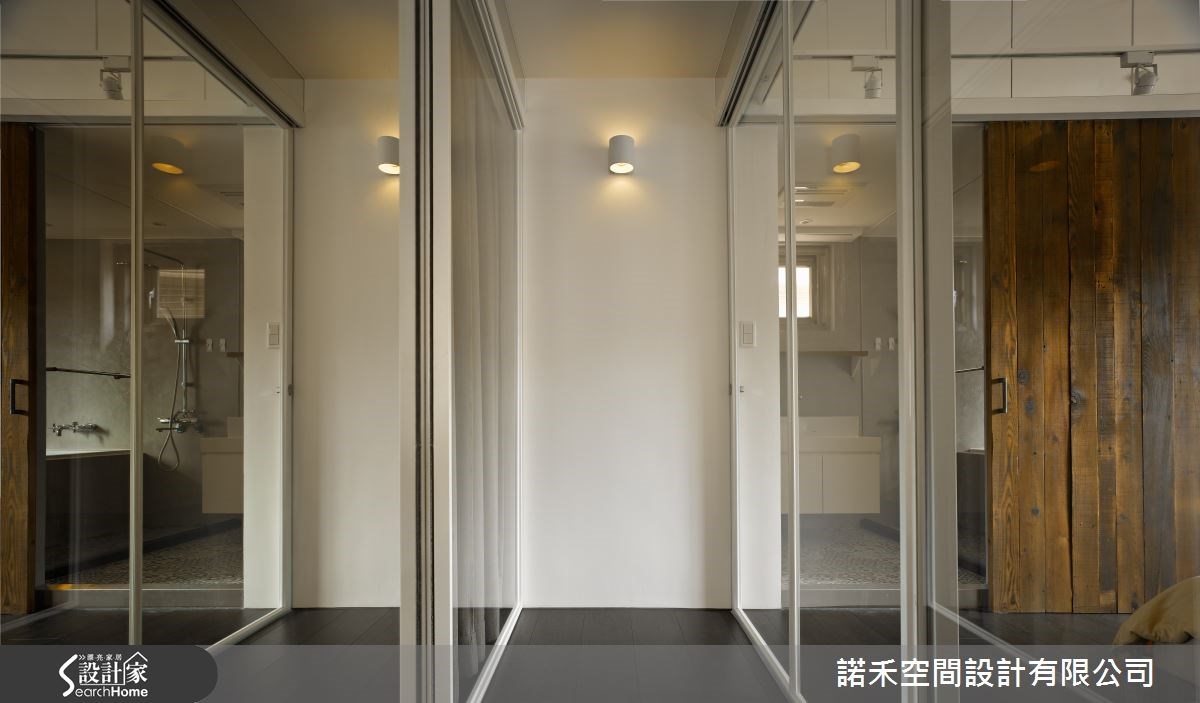 35坪老屋(16~30年)＿工業風走廊案例圖片＿諾禾空間設計 上碩室內裝修＿諾禾_14.台北張宅之16