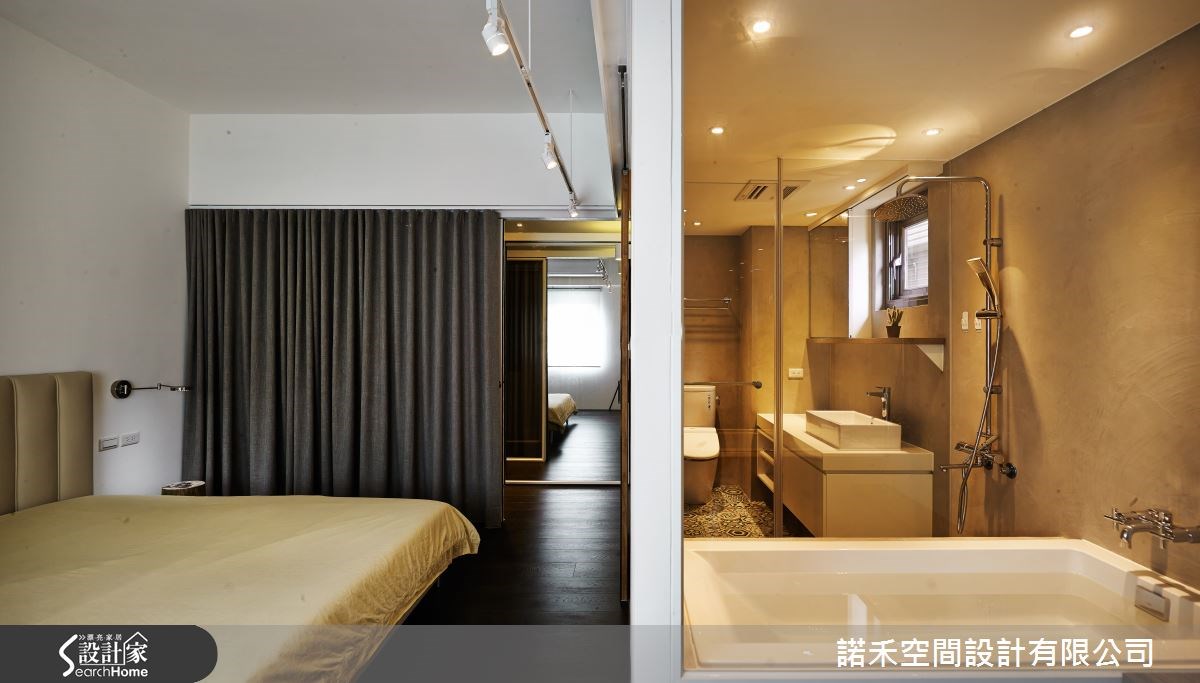 35坪老屋(16~30年)＿工業風臥室案例圖片＿諾禾空間設計 上碩室內裝修＿諾禾_14.台北張宅之23