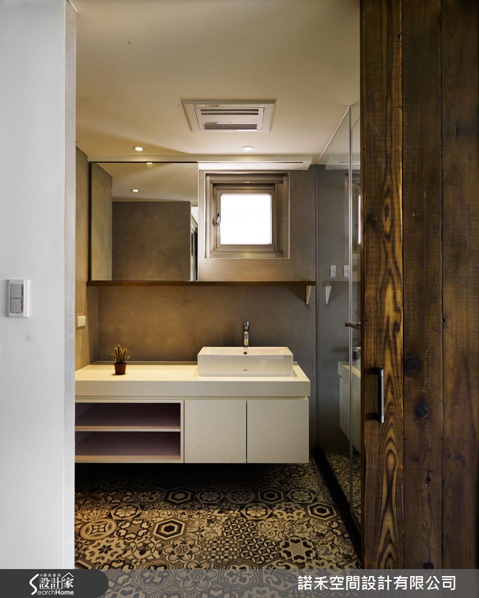 35坪老屋(16~30年)＿工業風浴室案例圖片＿諾禾空間設計 上碩室內裝修＿諾禾_14.台北張宅之25