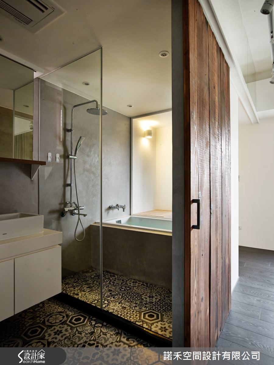 35坪老屋(16~30年)＿工業風浴室案例圖片＿諾禾空間設計 上碩室內裝修＿諾禾_14.台北張宅之26