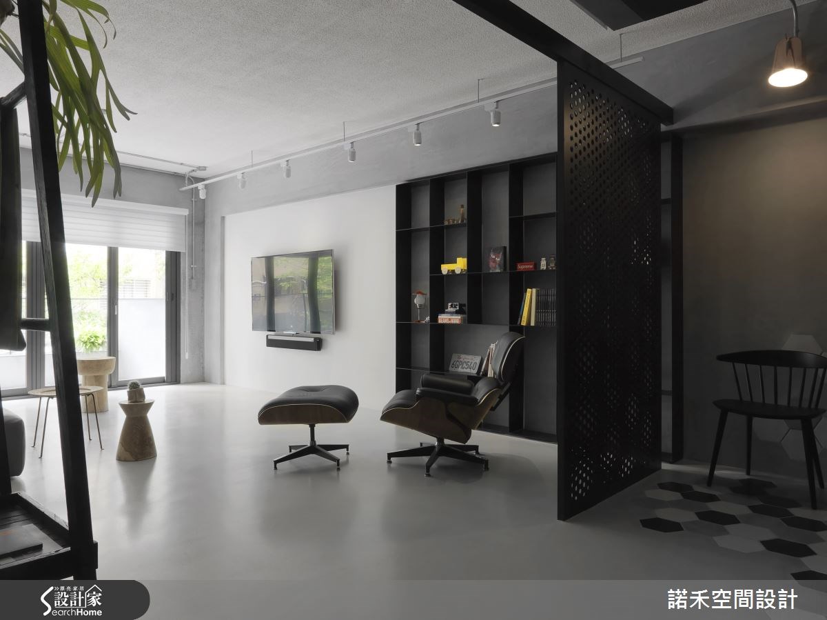 32坪老屋(16~30年)＿工業風客廳案例圖片＿諾禾空間設計 上碩室內裝修＿諾禾_16之4