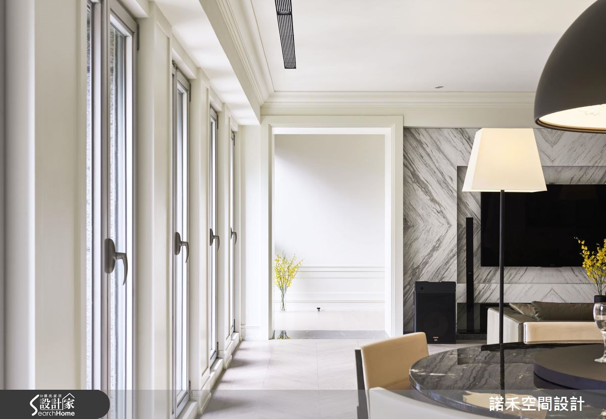 50坪新成屋(5年以下)＿美式風客廳餐廳案例圖片＿諾禾空間設計 上碩室內裝修＿諾禾_17.富邦明園之13