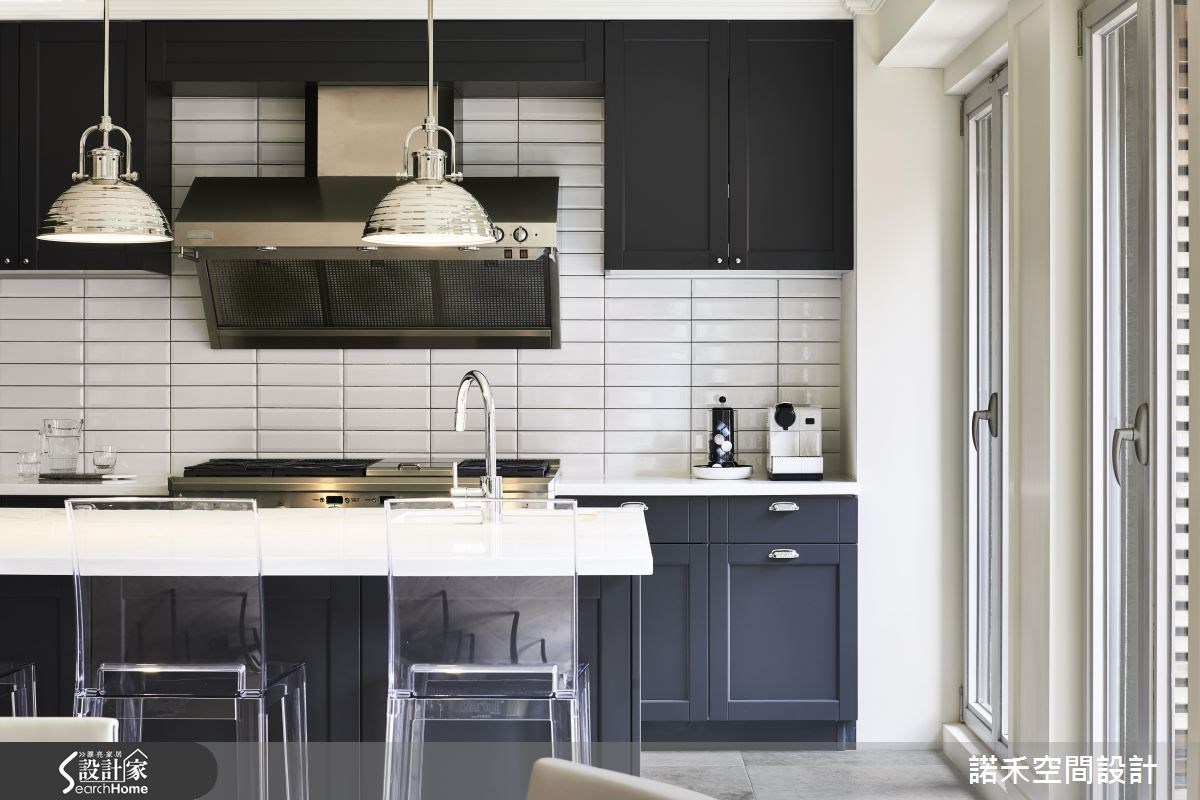 50坪新成屋(5年以下)＿美式風廚房案例圖片＿諾禾空間設計 上碩室內裝修＿諾禾_17.富邦明園之17