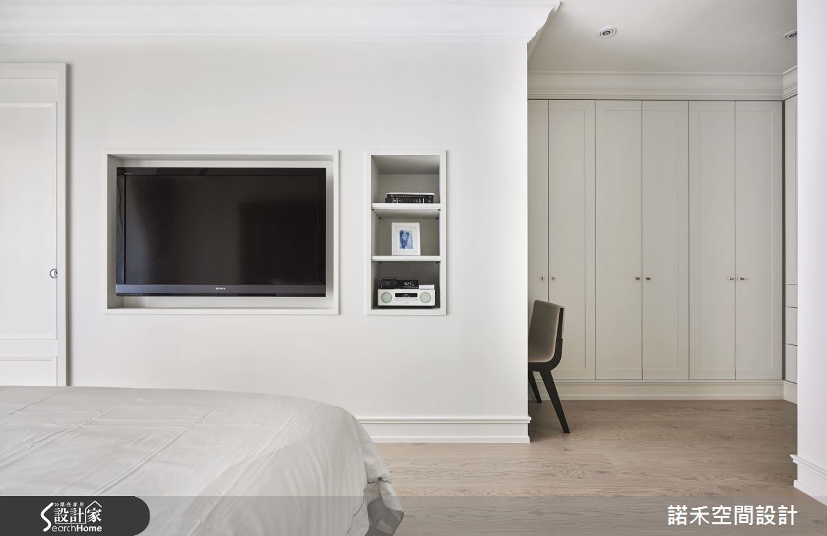 50坪新成屋(5年以下)＿美式風臥室案例圖片＿諾禾空間設計 上碩室內裝修＿諾禾_17.富邦明園之20
