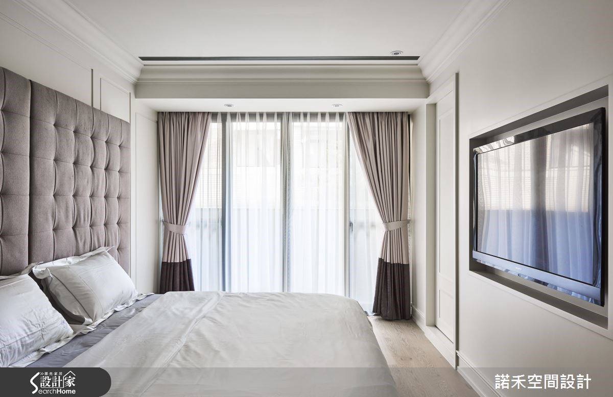 50坪新成屋(5年以下)＿美式風臥室案例圖片＿諾禾空間設計 上碩室內裝修＿諾禾_17.富邦明園之21