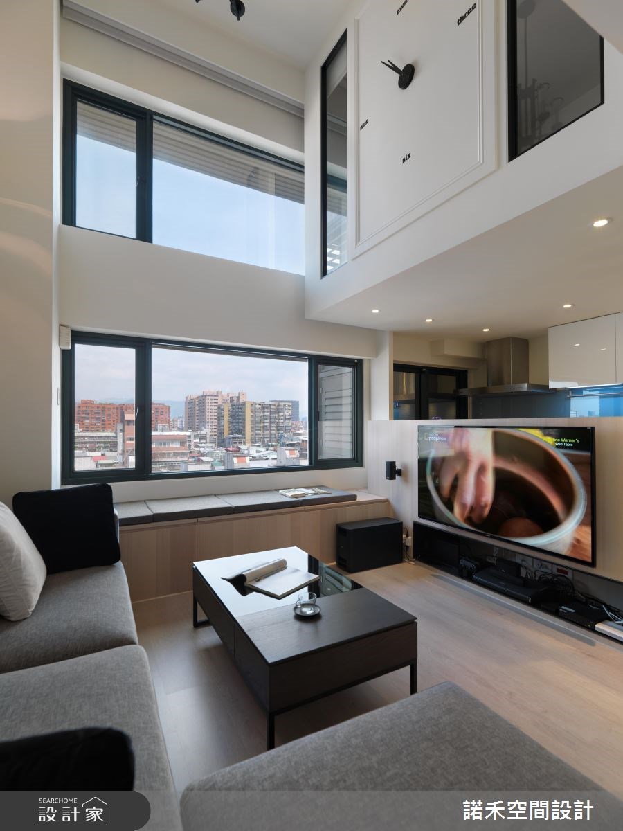 20坪中古屋(5~15年)＿現代風客廳臥榻案例圖片＿諾禾空間設計 上碩室內裝修＿諾禾_20之2
