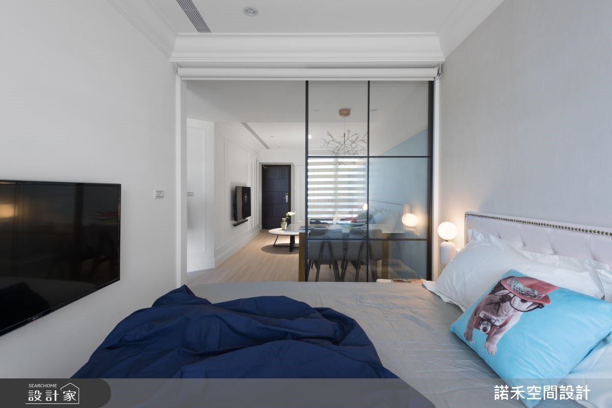 15坪新成屋(5年以下)＿美式風玄關客廳餐廳臥室案例圖片＿諾禾空間設計 上碩室內裝修＿諾禾_22之7