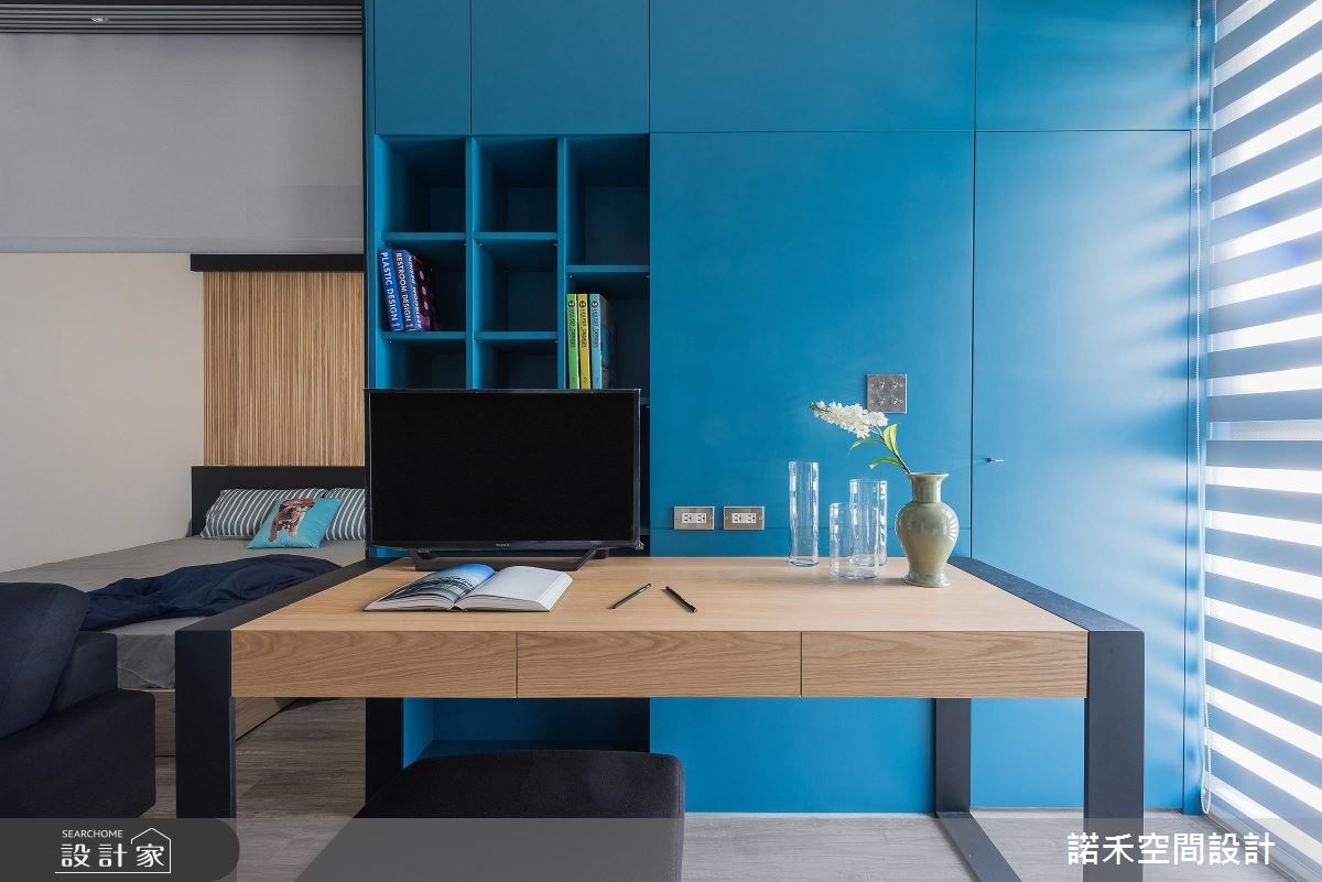 8坪新成屋(5年以下)＿現代風客廳臥室書房案例圖片＿諾禾空間設計 上碩室內裝修＿諾禾_23之3