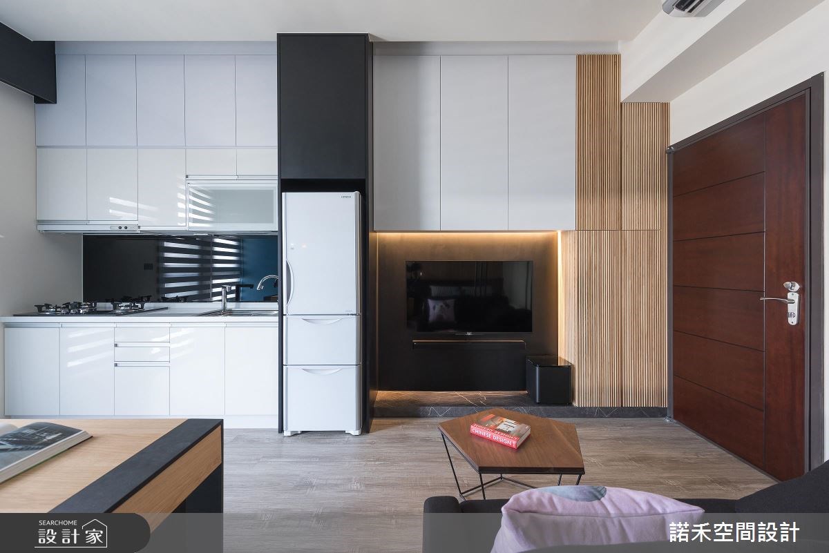 8坪新成屋(5年以下)＿現代風客廳餐廳廚房案例圖片＿諾禾空間設計 上碩室內裝修＿諾禾_23之5