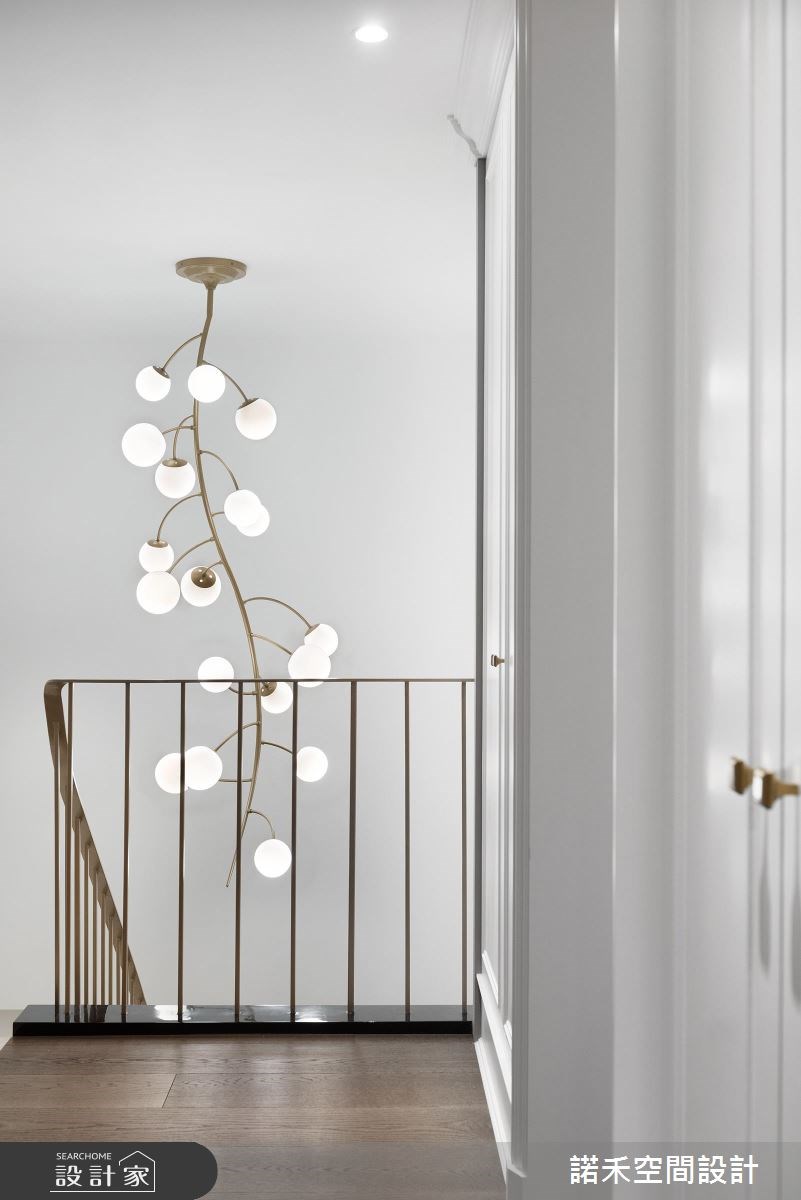 100坪新成屋(5年以下)＿混搭風樓梯案例圖片＿諾禾空間設計 上碩室內裝修＿諾禾_24之9