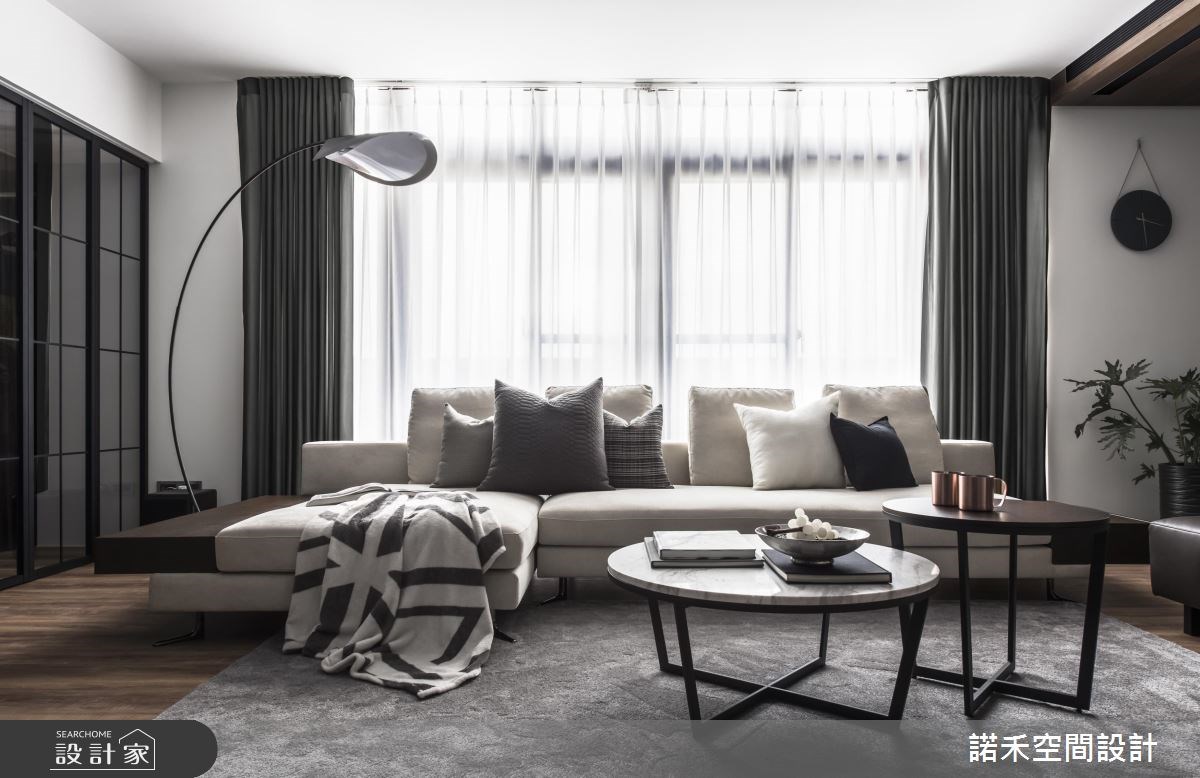 70坪老屋(16~30年)＿現代風客廳案例圖片＿諾禾空間設計 上碩室內裝修＿諾禾_25.景之4