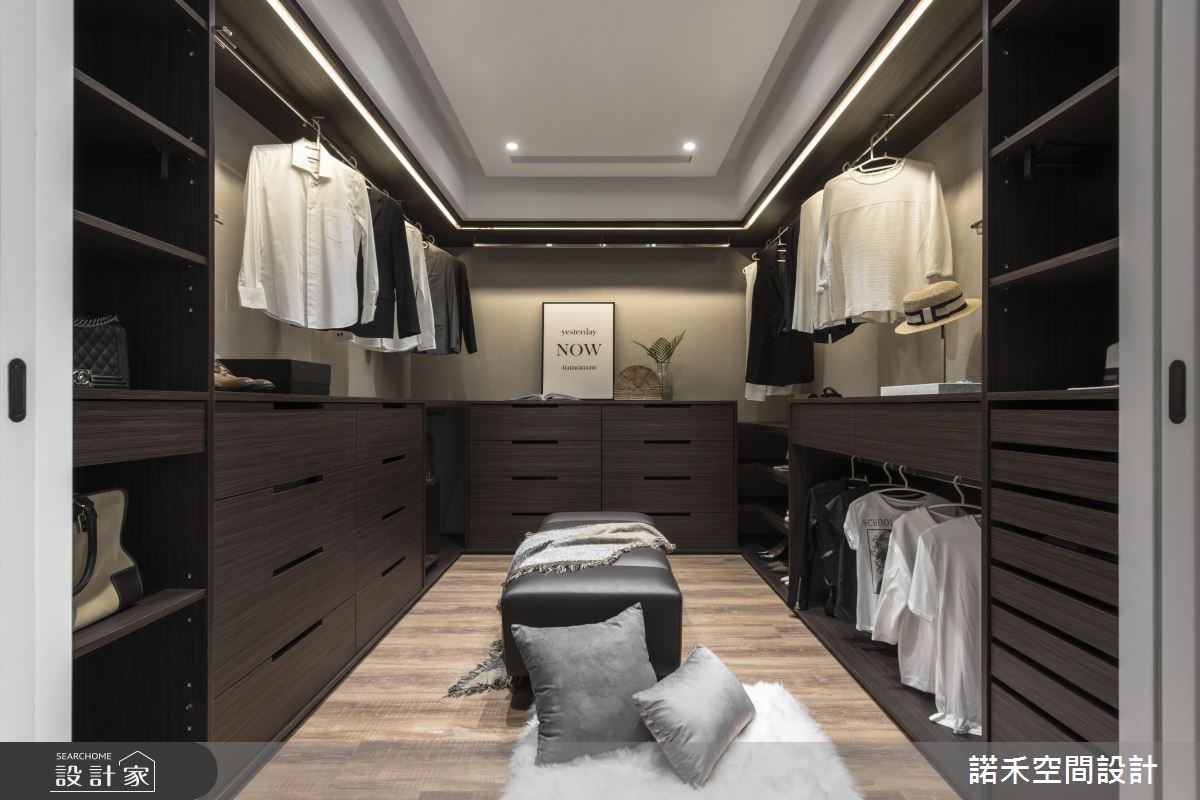 70坪老屋(16~30年)＿現代風更衣間案例圖片＿諾禾空間設計 上碩室內裝修＿諾禾_25.景之14
