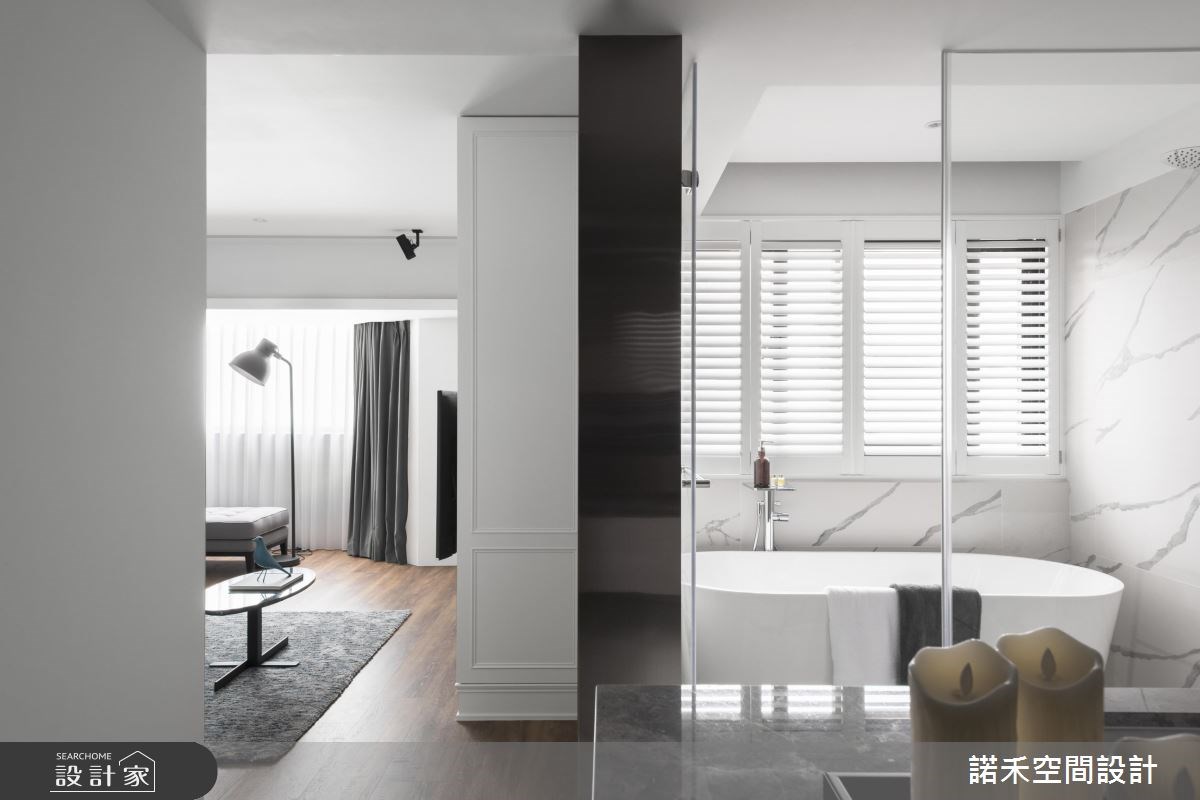 70坪老屋(16~30年)＿現代風臥室浴室案例圖片＿諾禾空間設計 上碩室內裝修＿諾禾_25.景之22