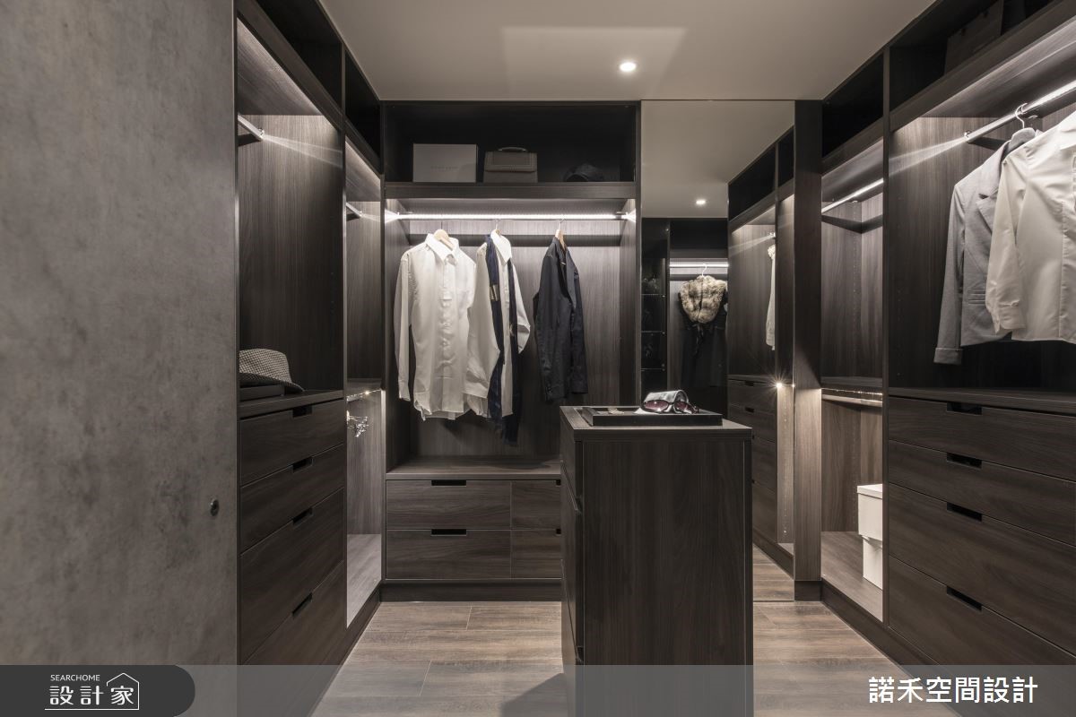 31坪老屋(16~30年)＿現代風更衣間案例圖片＿諾禾空間設計 上碩室內裝修＿諾禾_28.契合之15