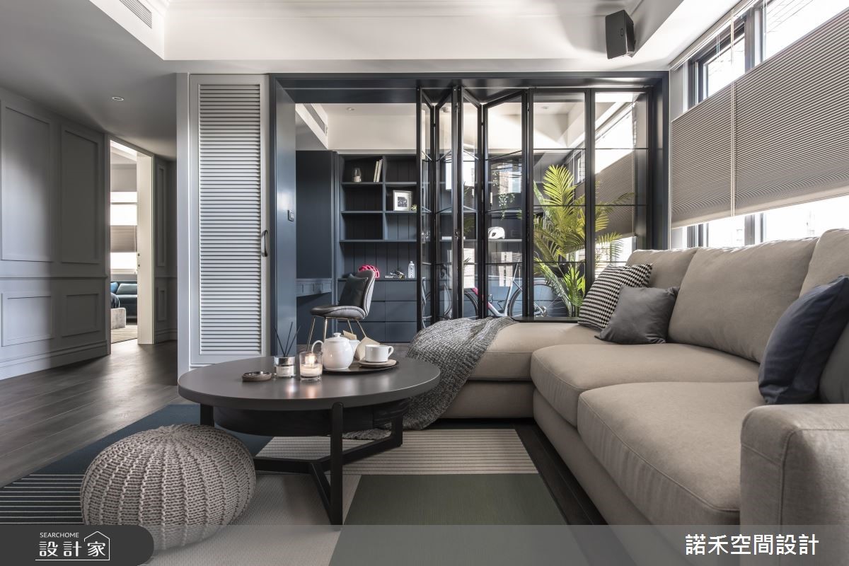 40坪老屋(16~30年)＿美式風客廳書房案例圖片＿諾禾空間設計 上碩室內裝修＿諾禾_30.存在的意義之10