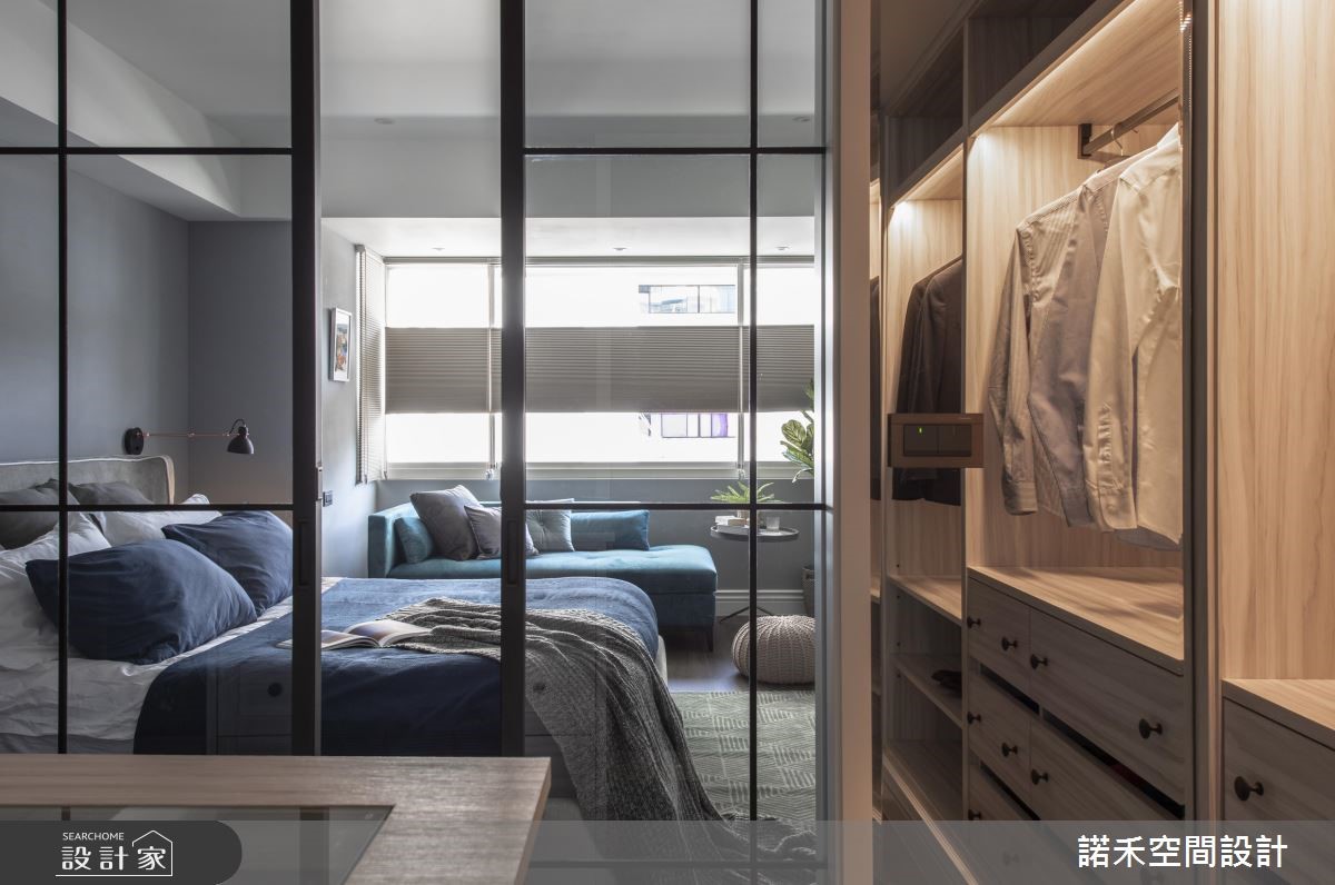 40坪老屋(16~30年)＿美式風臥室更衣間客房案例圖片＿諾禾空間設計 上碩室內裝修＿諾禾_30.存在的意義之4615