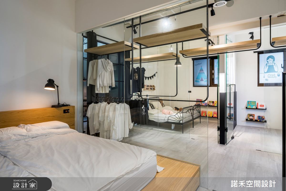 25坪新成屋(5年以下)＿現代風臥室案例圖片＿諾禾空間設計 上碩室內裝修＿諾禾_32.無私之13