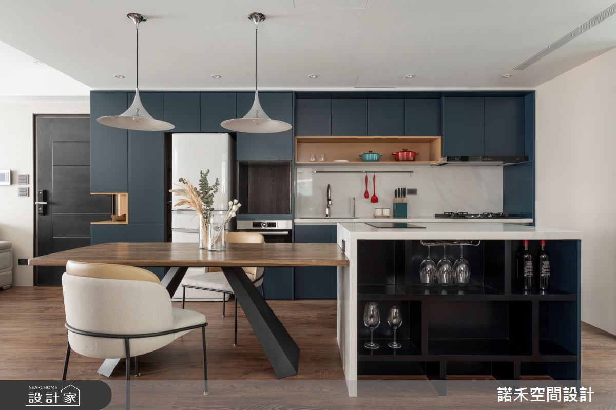 22坪中古屋(5~15年)＿混搭風餐廳廚房吧檯案例圖片＿諾禾空間設計 上碩室內裝修＿諾禾_37.DP HOUSE之3