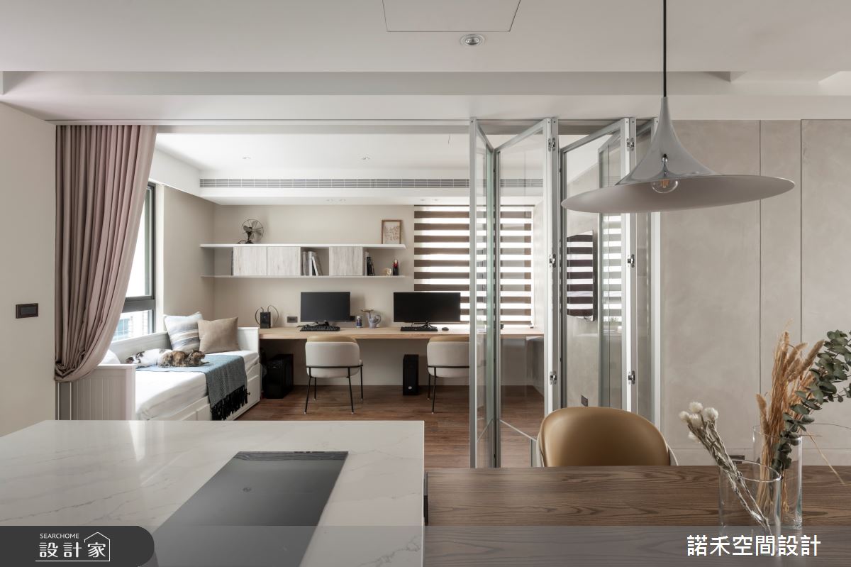 22坪中古屋(5~15年)＿混搭風餐廳吧檯書房案例圖片＿諾禾空間設計 上碩室內裝修＿諾禾_37.DP HOUSE之8