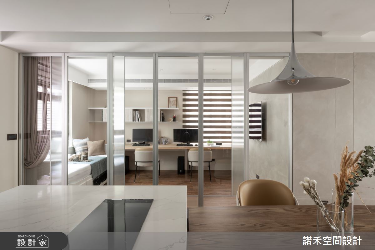 22坪中古屋(5~15年)＿混搭風餐廳吧檯書房案例圖片＿諾禾空間設計 上碩室內裝修＿諾禾_37.DP HOUSE之7