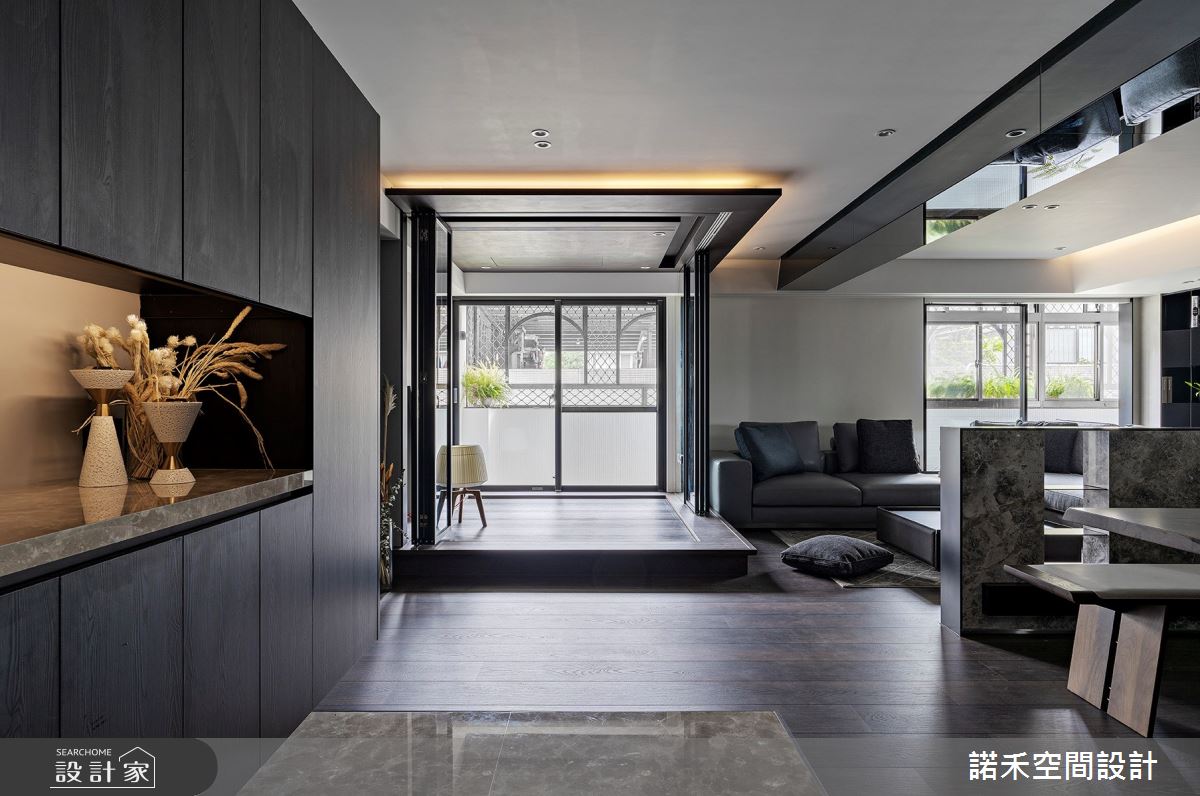 40坪老屋(16~30年)＿現代風玄關案例圖片＿諾禾空間設計 上碩室內裝修＿諾禾_38.一縷濃墨之2