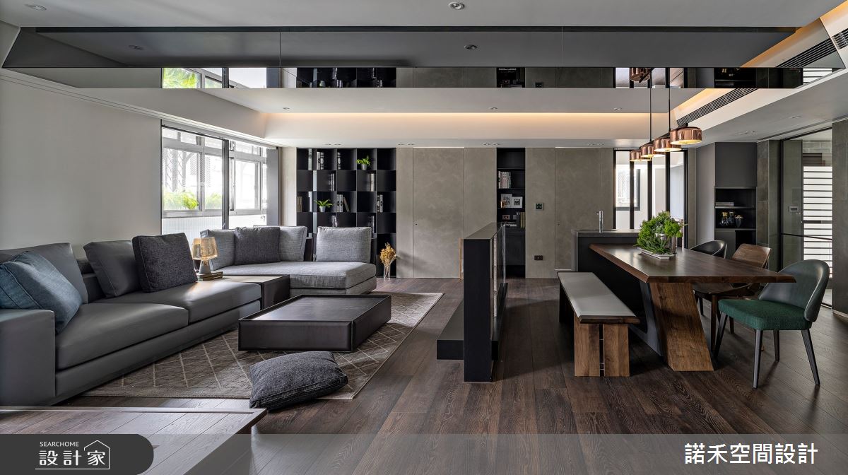 40坪老屋(16~30年)＿現代風客廳餐廳案例圖片＿諾禾空間設計 上碩室內裝修＿諾禾_38.一縷濃墨之8