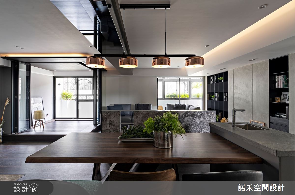 40坪老屋(16~30年)＿現代風餐廳案例圖片＿諾禾空間設計 上碩室內裝修＿諾禾_38.一縷濃墨之11