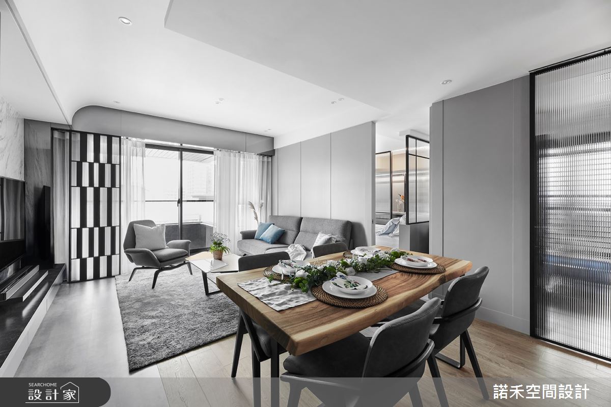 19坪新成屋(5年以下)＿現代風客廳餐廳案例圖片＿諾禾空間設計 上碩室內裝修＿諾禾_40之2