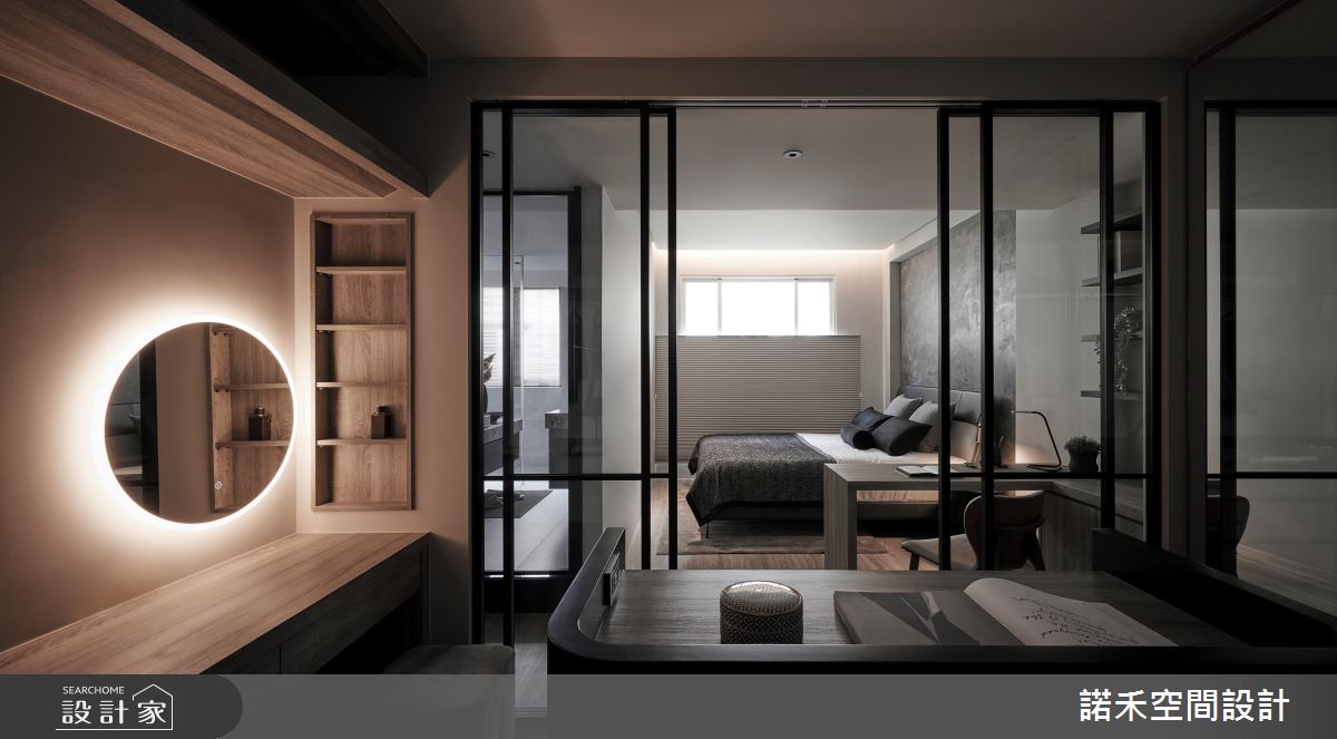 60坪中古屋(5~15年)＿現代風更衣間案例圖片＿諾禾空間設計 上碩室內裝修＿諾禾_41.G&A House之16