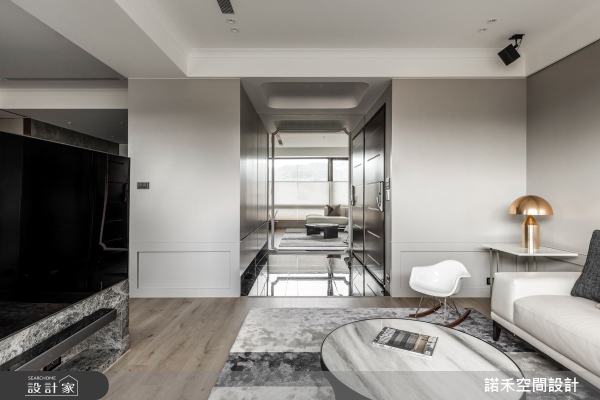 34坪中古屋(5~15年)＿現代風玄關客廳案例圖片＿諾禾空間設計 上碩室內裝修＿諾禾_43.春遊曲之4