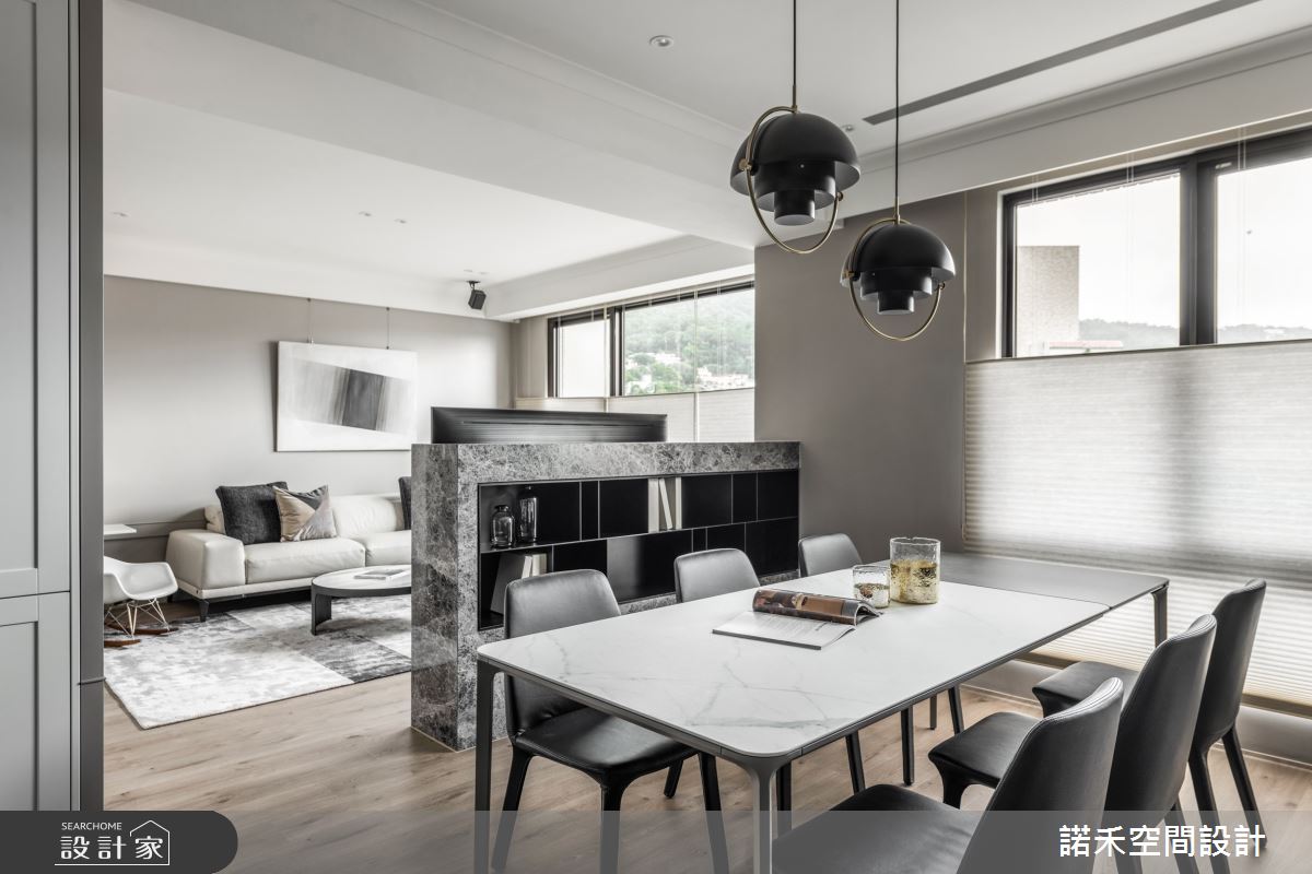 34坪中古屋(5~15年)＿現代風客廳餐廳案例圖片＿諾禾空間設計 上碩室內裝修＿諾禾_43.春遊曲之7
