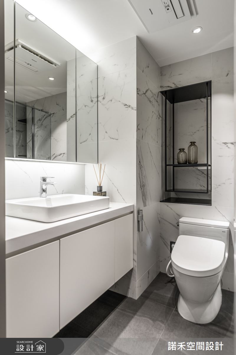 34坪中古屋(5~15年)＿現代風浴室案例圖片＿諾禾空間設計 上碩室內裝修＿諾禾_43.春遊曲之19
