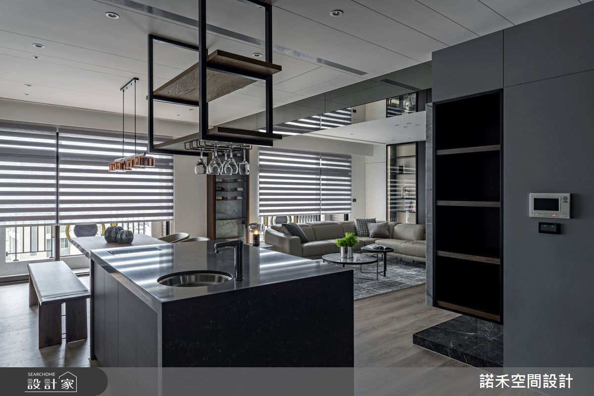 毛胚屋＿現代風中島案例圖片＿諾禾空間設計 上碩室內裝修＿諾禾_47.仁愛路林宅之12