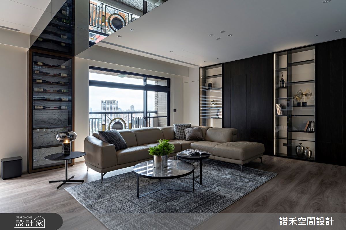 毛胚屋＿現代風客廳案例圖片＿諾禾空間設計 上碩室內裝修＿諾禾_47.仁愛路林宅之2
